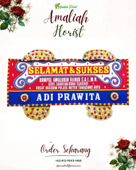 Papan Bunga Ucapan Selamat Surajaya